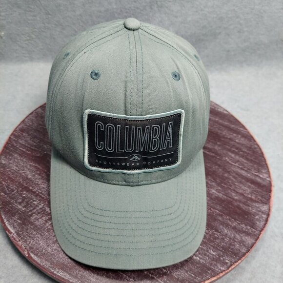 Columbia Sportswear Snapback Baseball Cap Grey Adjustable - Picture 1 of 11